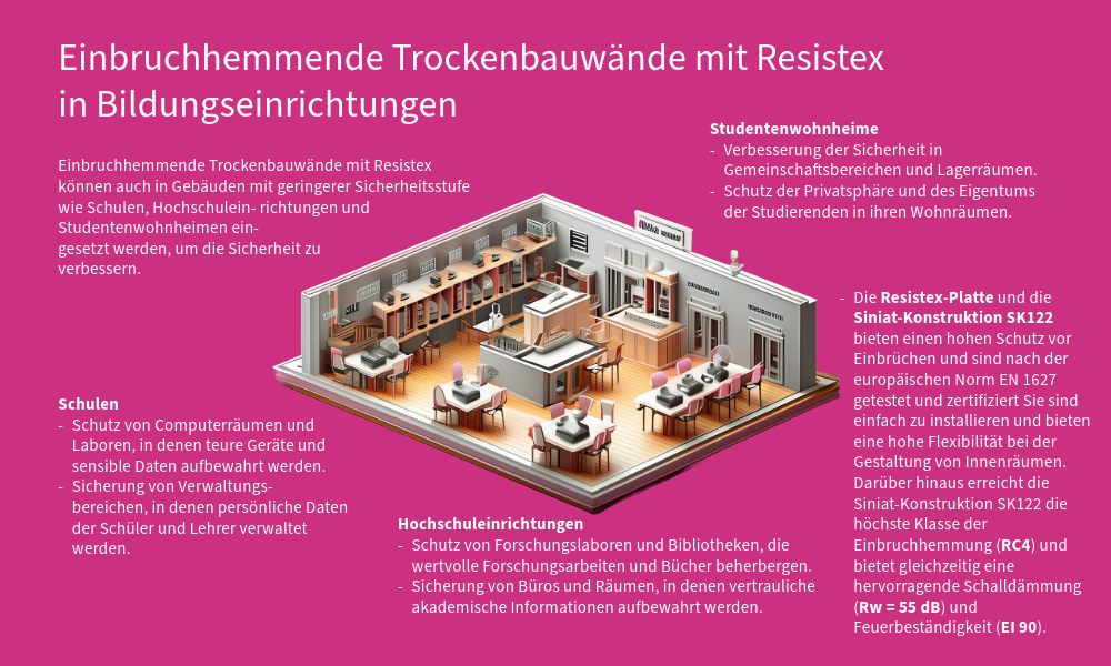 ANDERE GEBÄUDE MIT GERINGER SICHERHEITSSTUFE | Schulen, Hochschuleinrichtungen, Studentenwohnheime, etc.