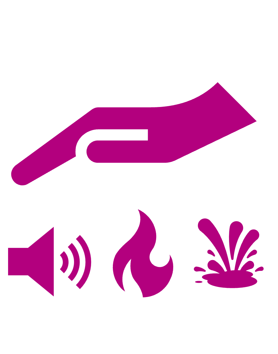 Icon Schallschutz-Feuerbeständig-Feuchtigkeitsbeständig