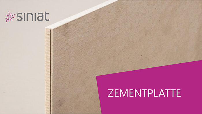 Zementplatten von Siniat