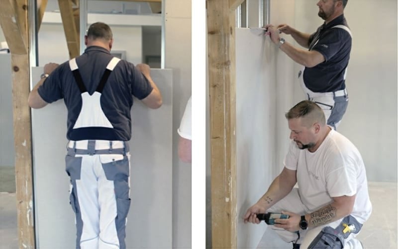 Trockenbau-Anleitung: Trennwand selber bauen und verspachteln