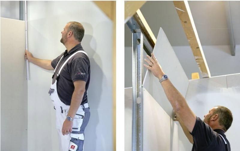 Trockenbau-Anleitung: Trennwand selber bauen und verspachteln
