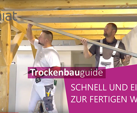 Trennwand selber bauen und verspachteln