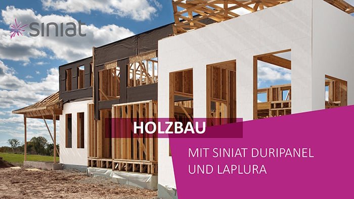 Moderner Holzbau mit Siniat LaPlura und Duripanel