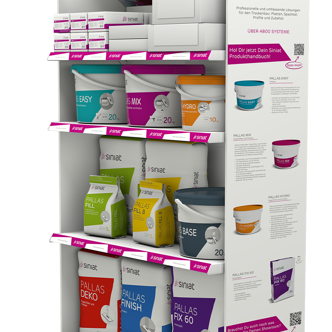 JETZT NEU: DAS SINIAT SPACHTELREGAL